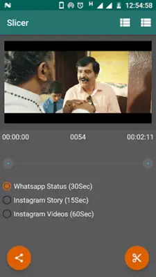 Video Cutter for WhatsApp android App screenshot 1